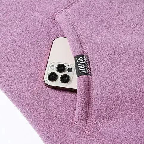 Hoodie Klara com fecho de correr