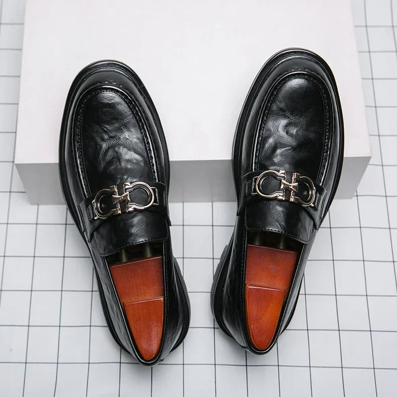 Mocassins Wilbur em pele