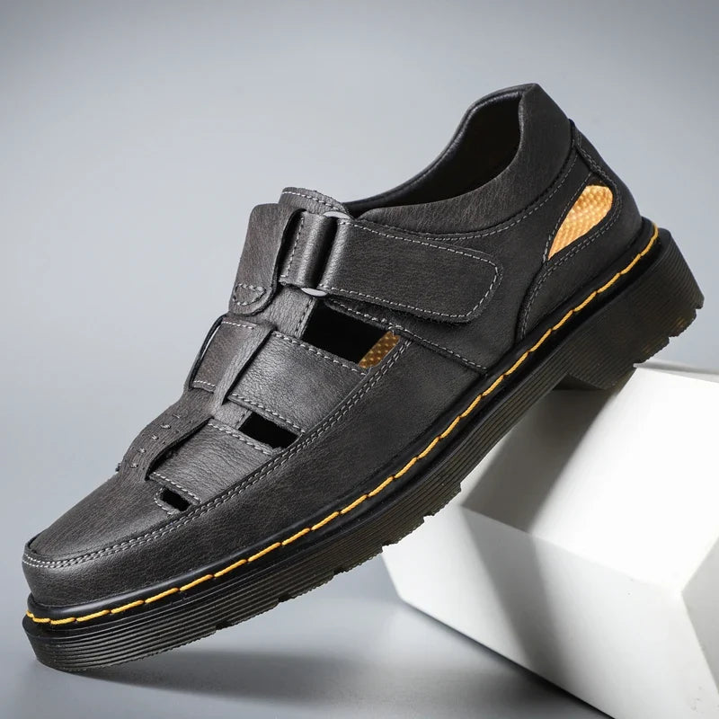 Sandalias Travi de cuero genuino