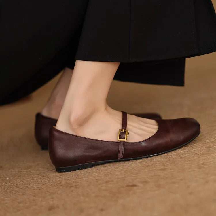 ATHEA GENUINE LEATHER FLATS