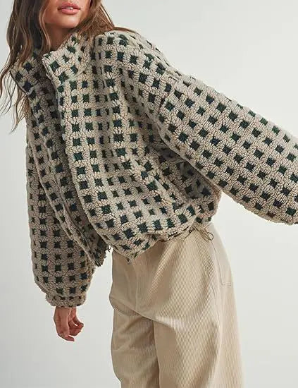 LIORA CHECK JACKET