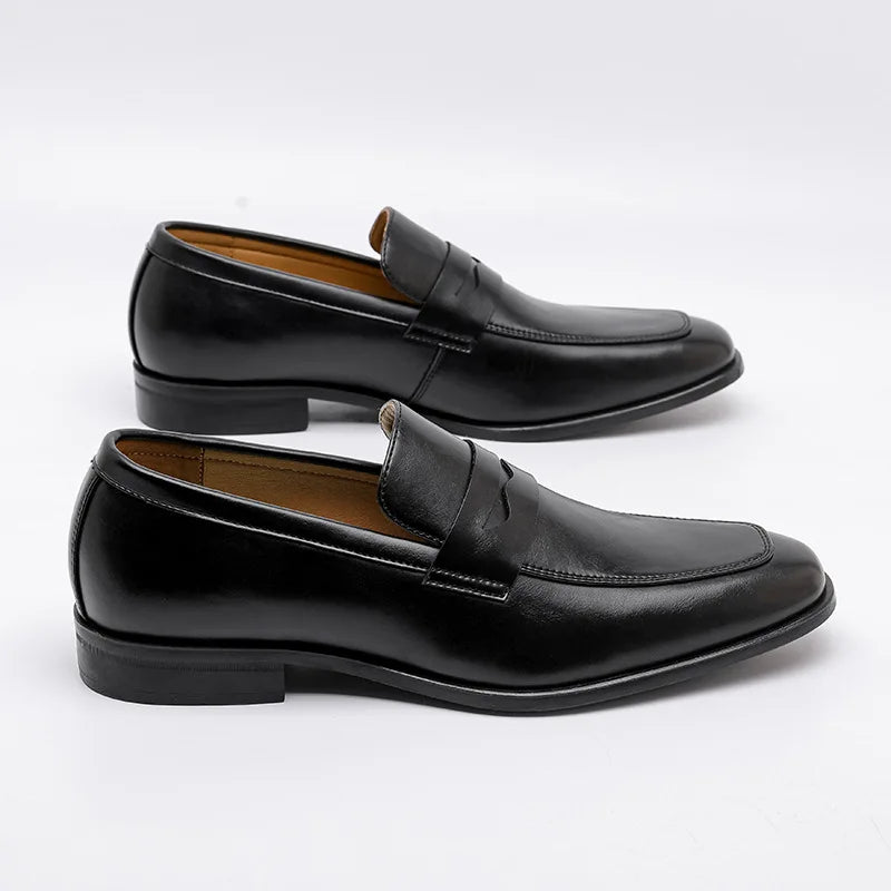 Malric loafers i läder