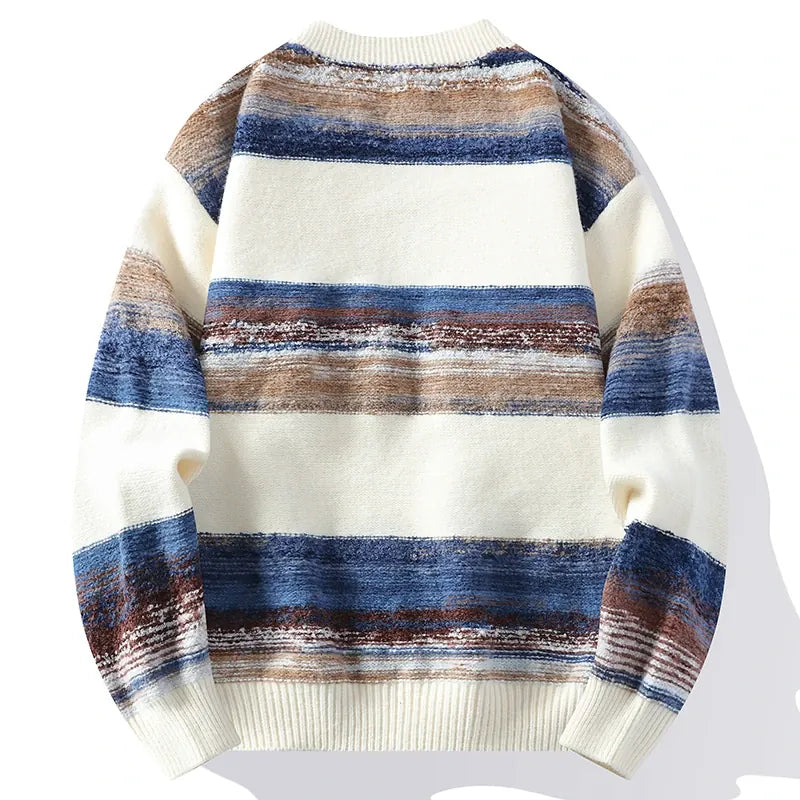 Santorini Strickjacke mit abstraktem Muster
