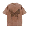 Schmetterlings-Baumwoll-T-Shirt