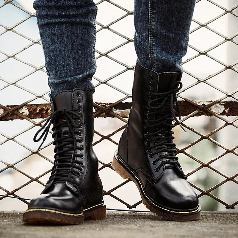 Botas Valerio em pele flor