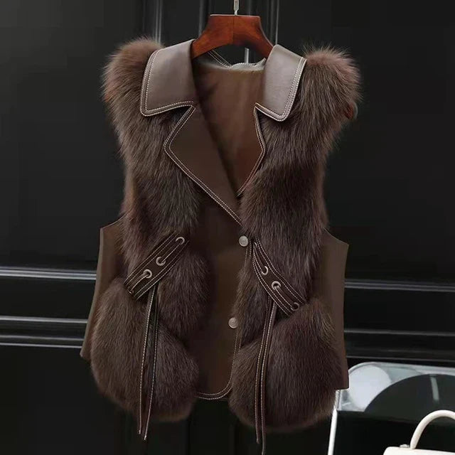 Gilet in pelliccia Lucia