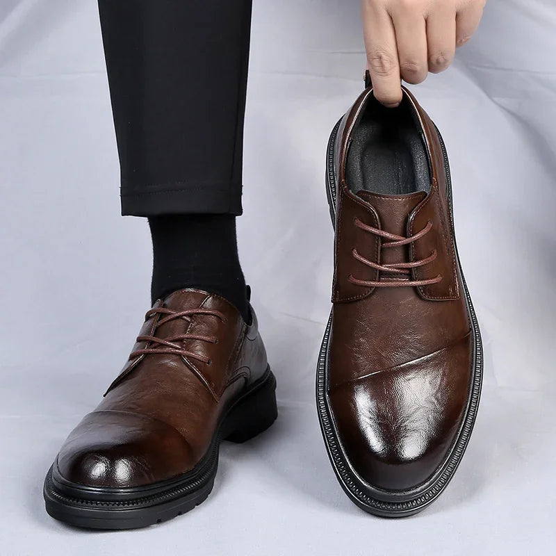 Zapato de cuero genuino Edwin