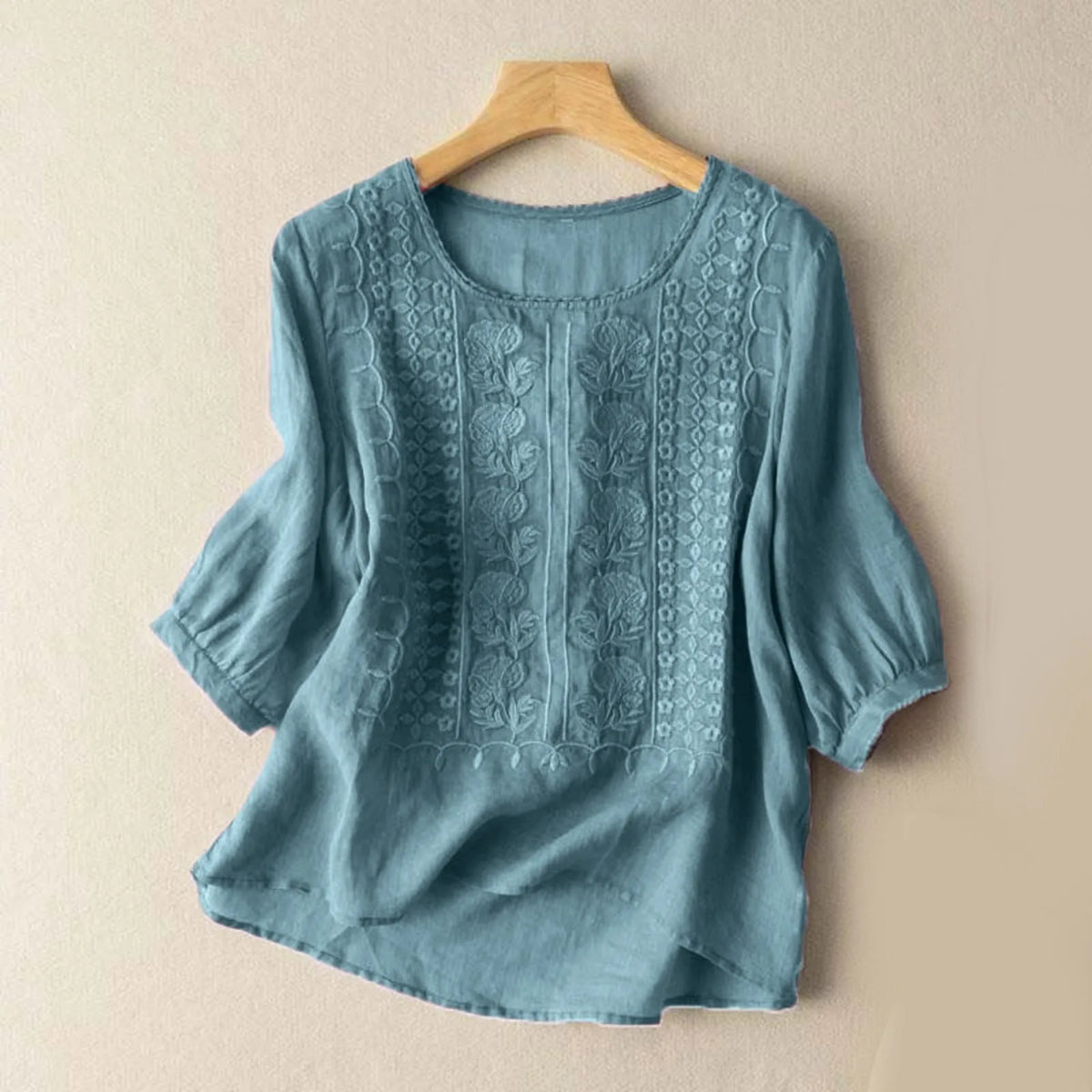 Blusa in lino Élira