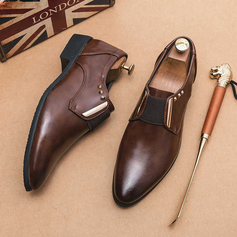 Zapatos de cuero genuino Pedro