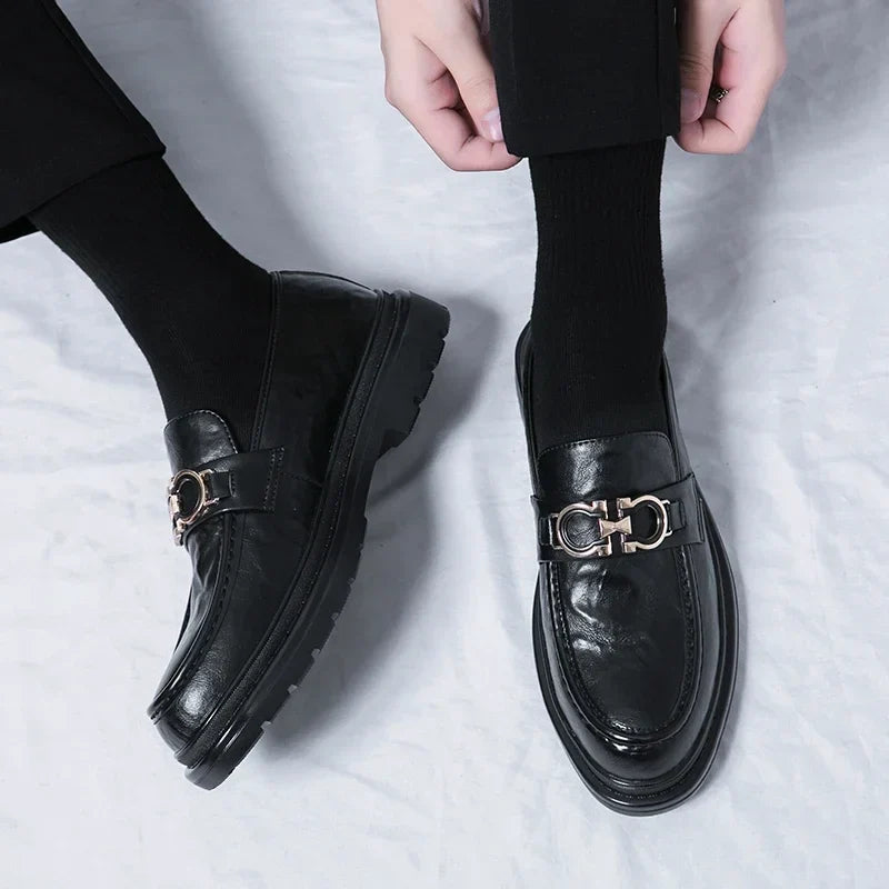 Mocassins Wilbur em pele