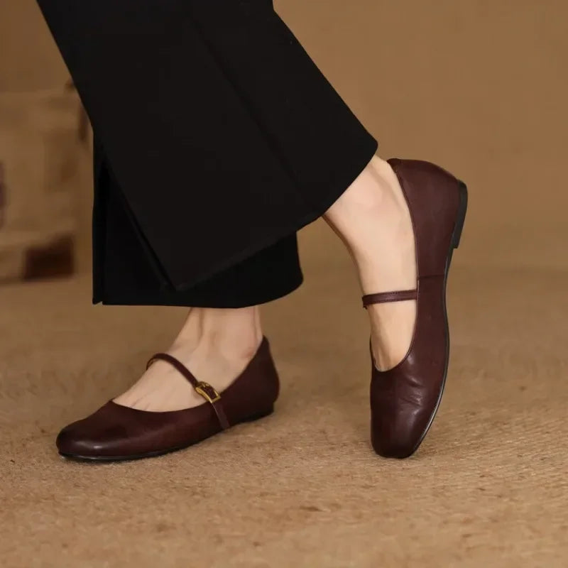 ATHEA GENUINE LEATHER FLATS