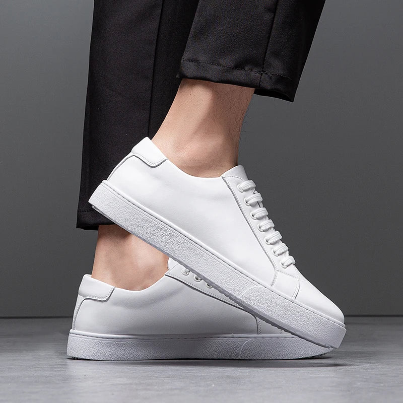 Maver sneakers i ægte læder