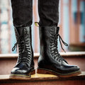 Botas Valerio em pele flor