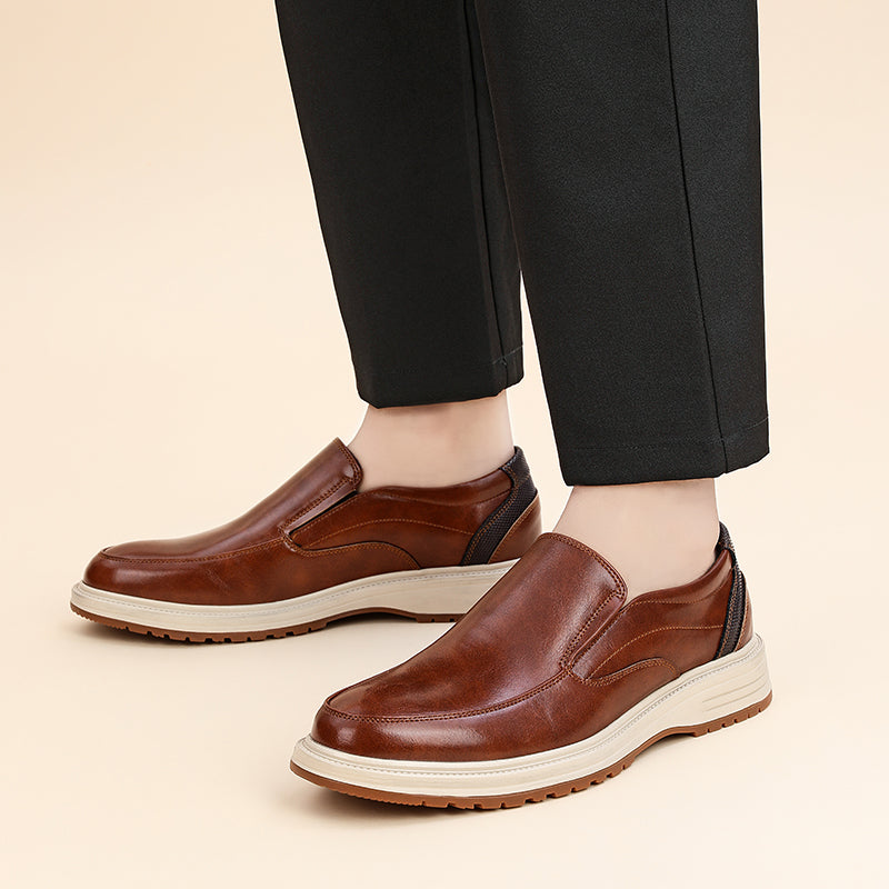 Zapatos sin cordones de cuero pulido Daren