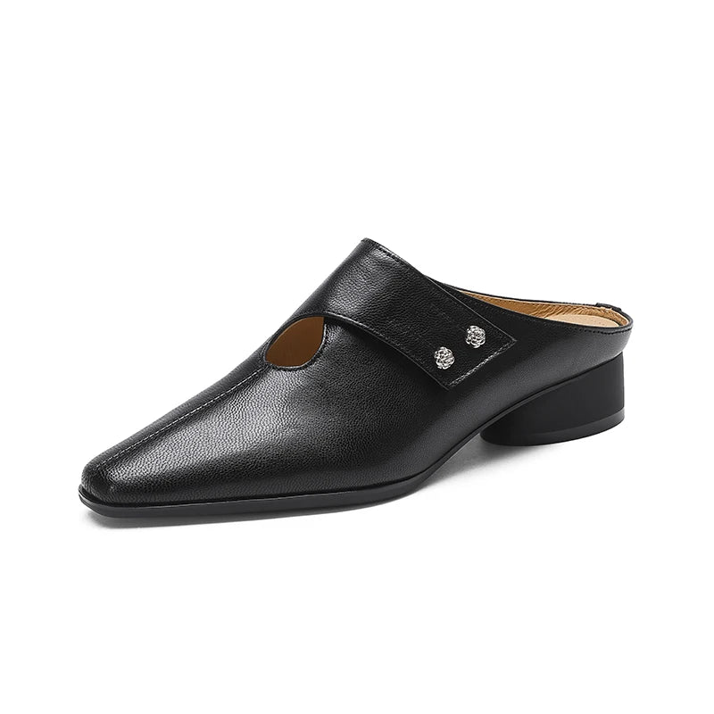 AGNIT GENUINE LEATHER MULES