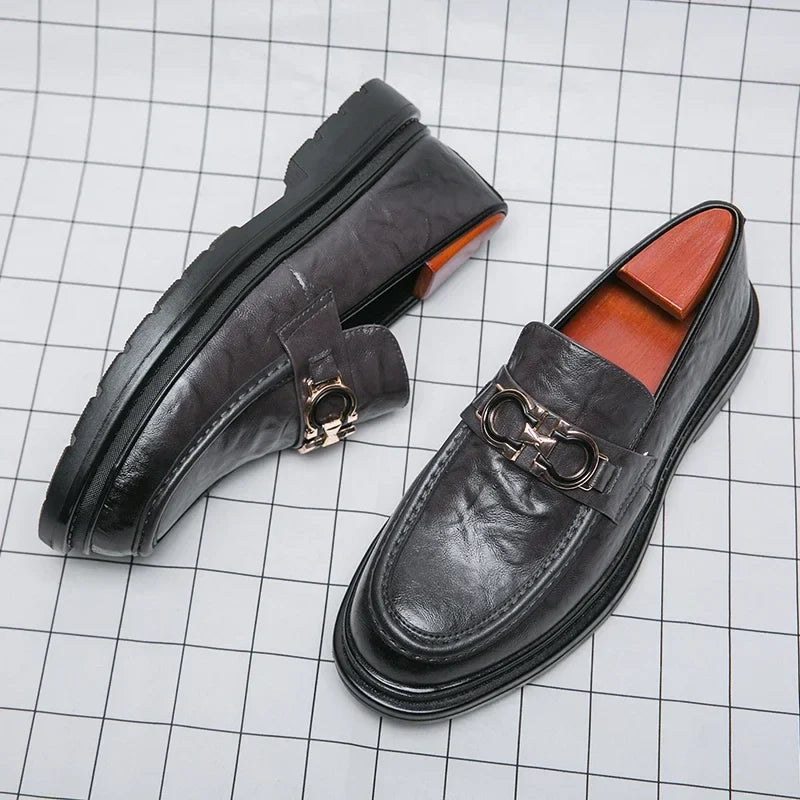 Mocassins Wilbur em pele