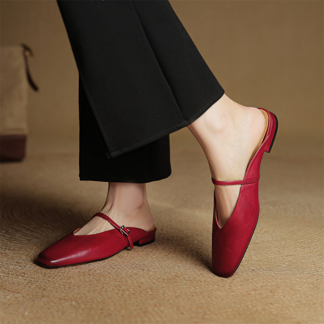 Mules Miral in vera pelle