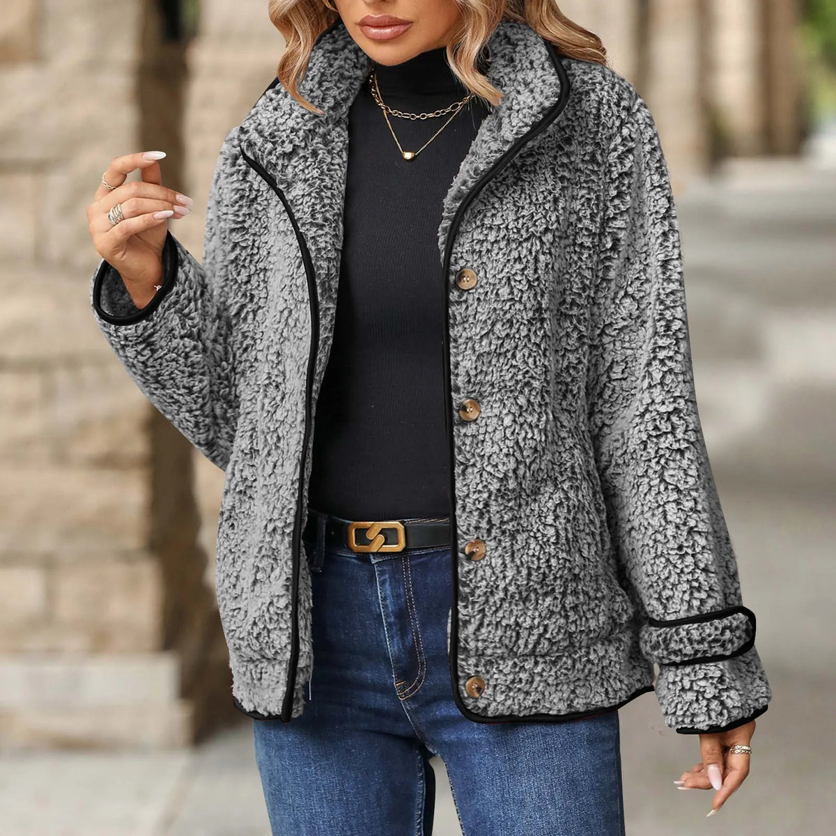 Terra Fissure Textured Coat