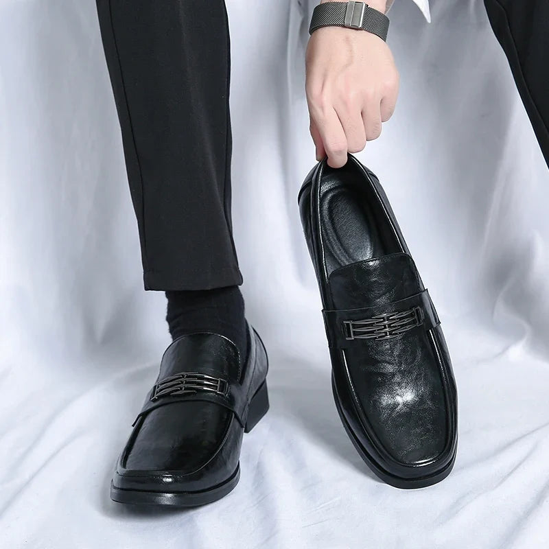 Mocasines Macon de cuero genuino