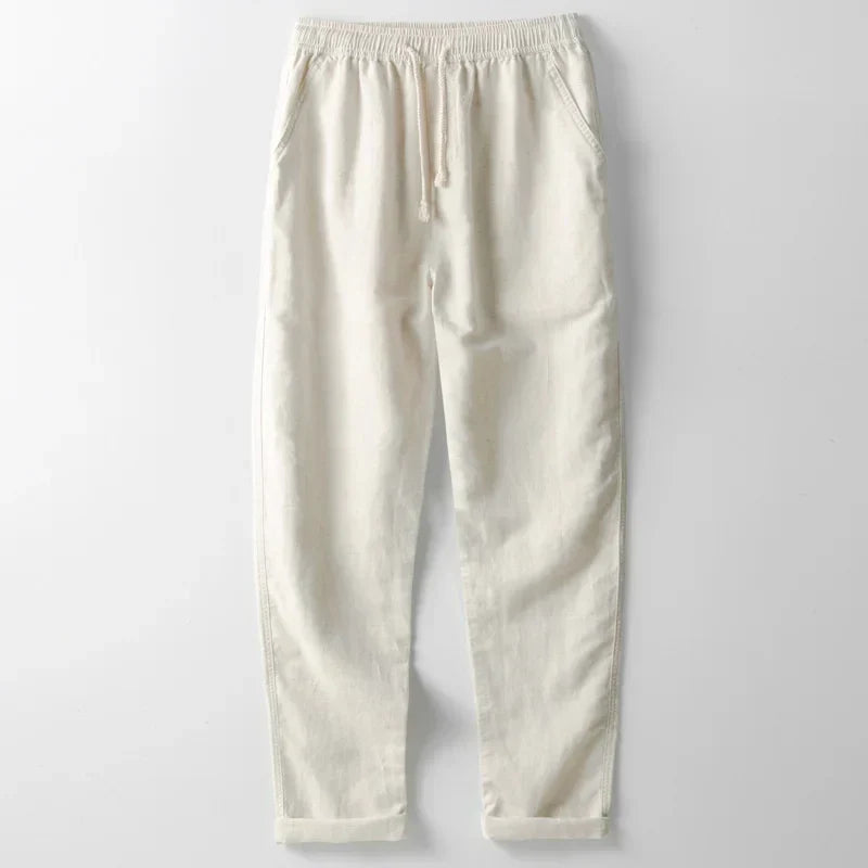Pantalon en lin Stefano