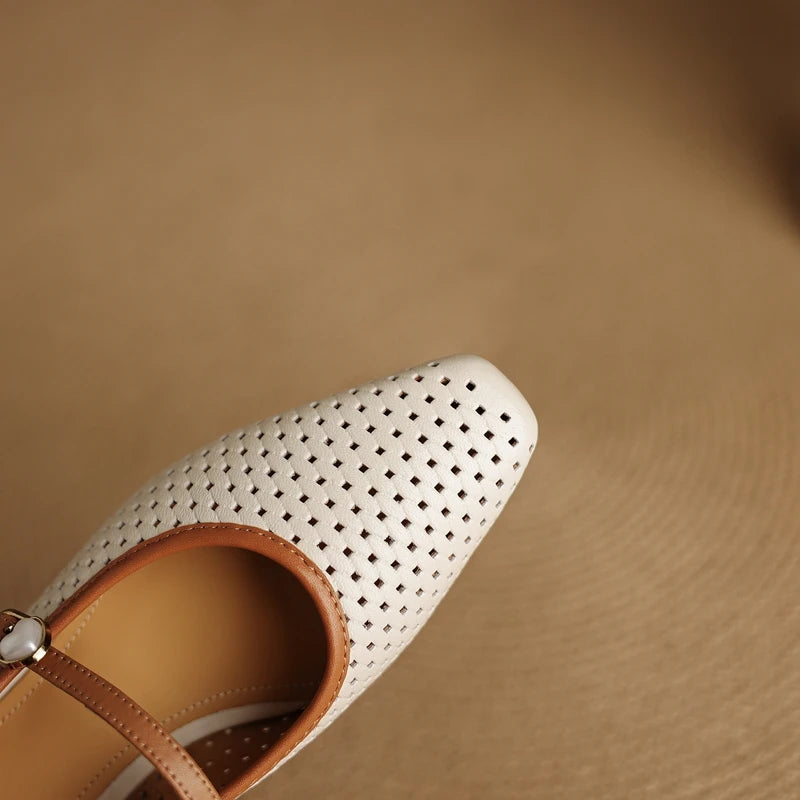 RAIKA GENUINE LEATHER MARY JANES