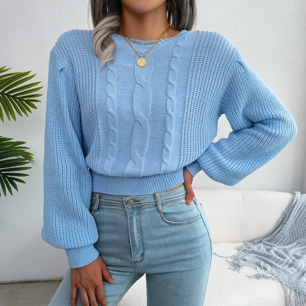 Classico maglione in maglia