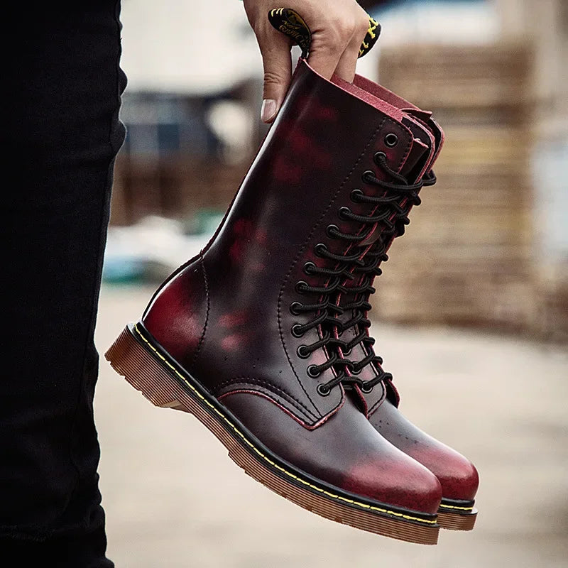 Botas Valerio em pele flor