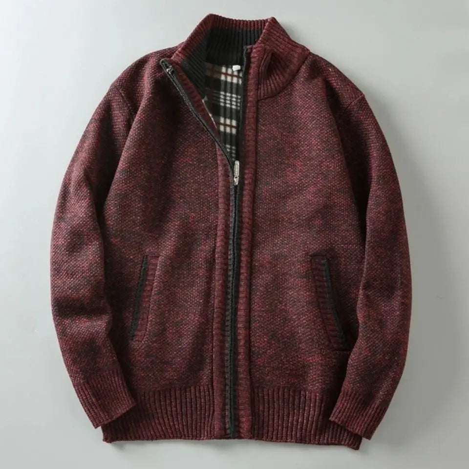 Weston stickad alpackjacka