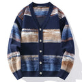 Santorini Strickjacke mit abstraktem Muster