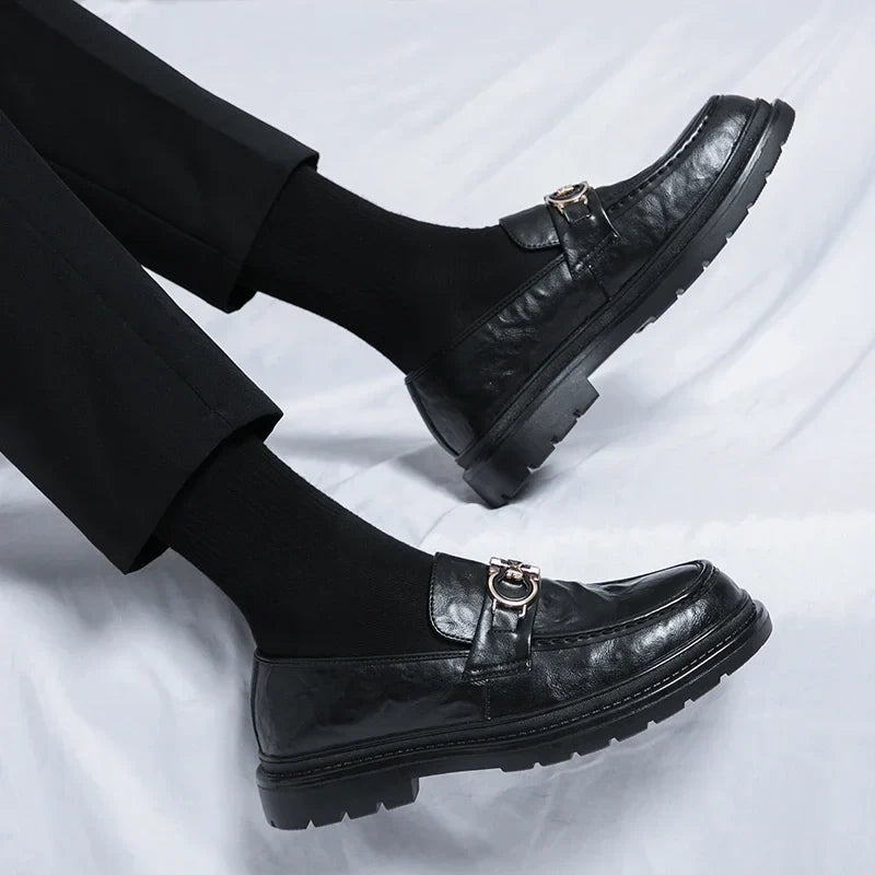 Mocassins Wilbur em pele