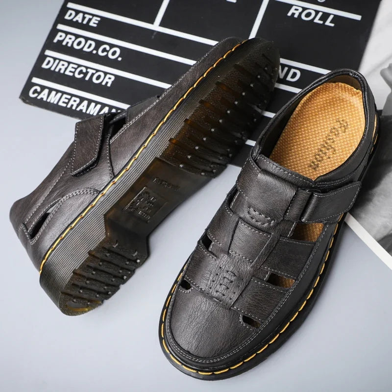Sandalias Travi de cuero genuino