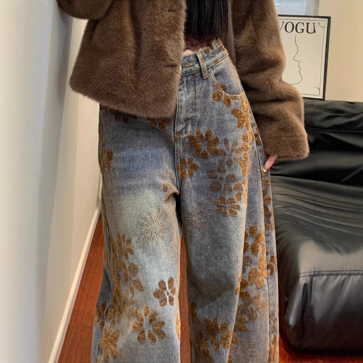 EUGENIE FLORAL JEANS