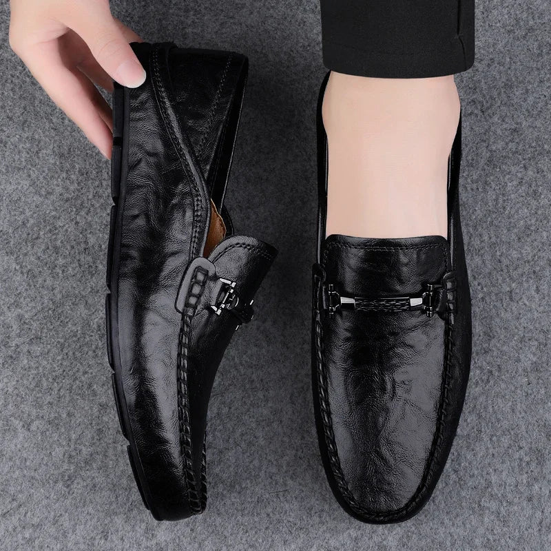 Mocassins Kizar em pele