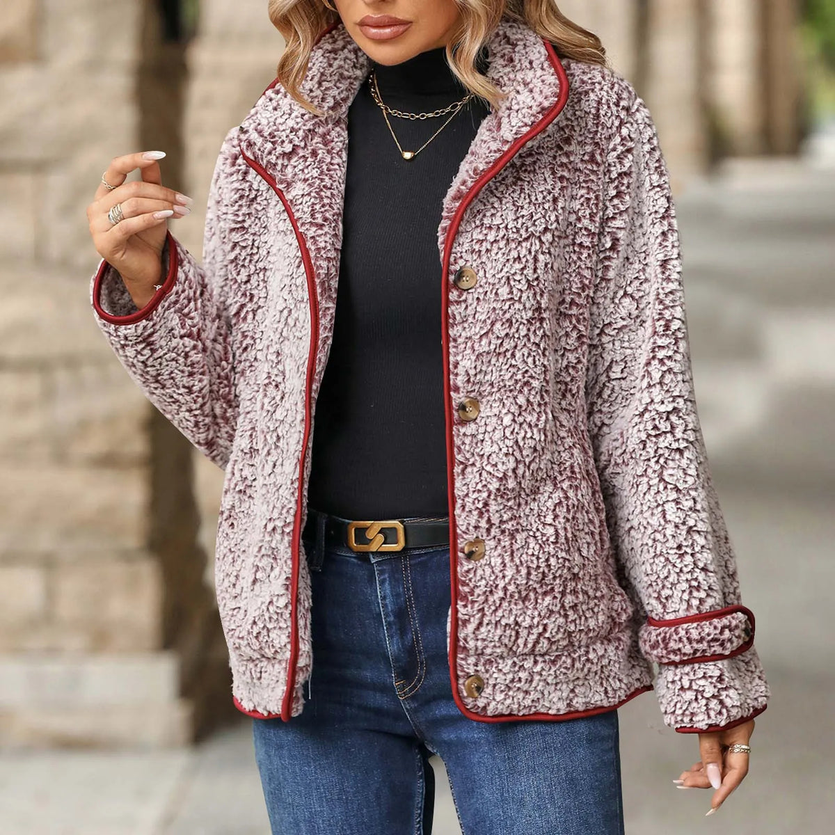 Terra Fissure Textured Coat