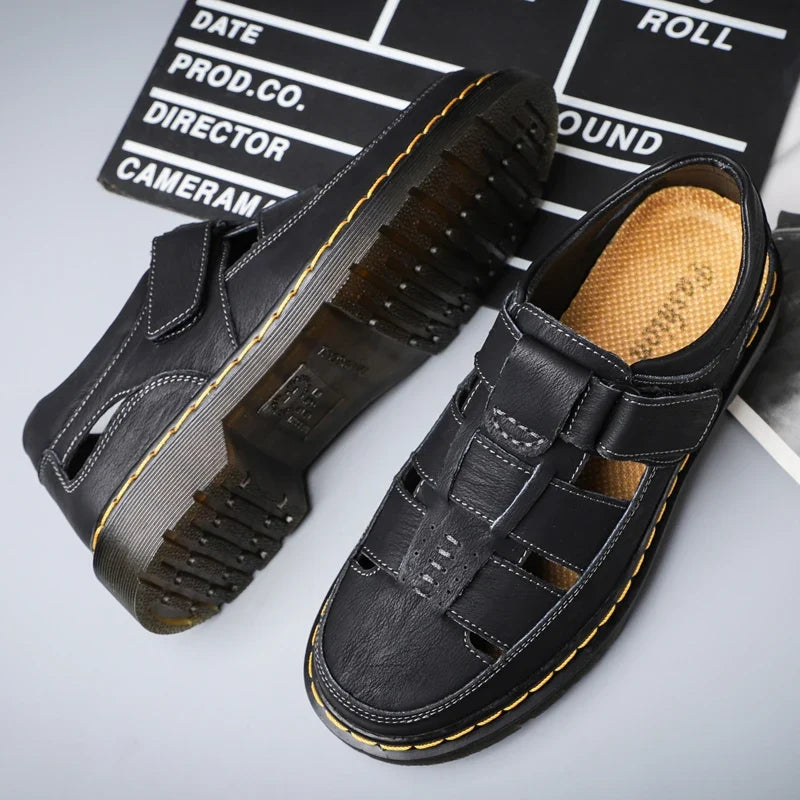 Sandalias Travi de cuero genuino