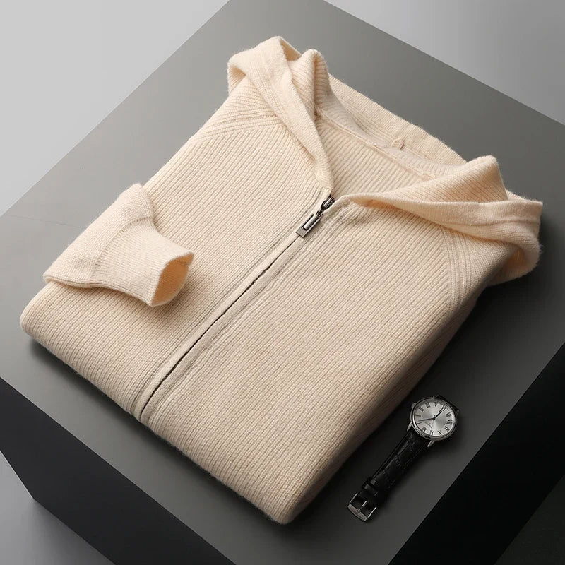 Felpa con cappuccio Belwood in cashmere