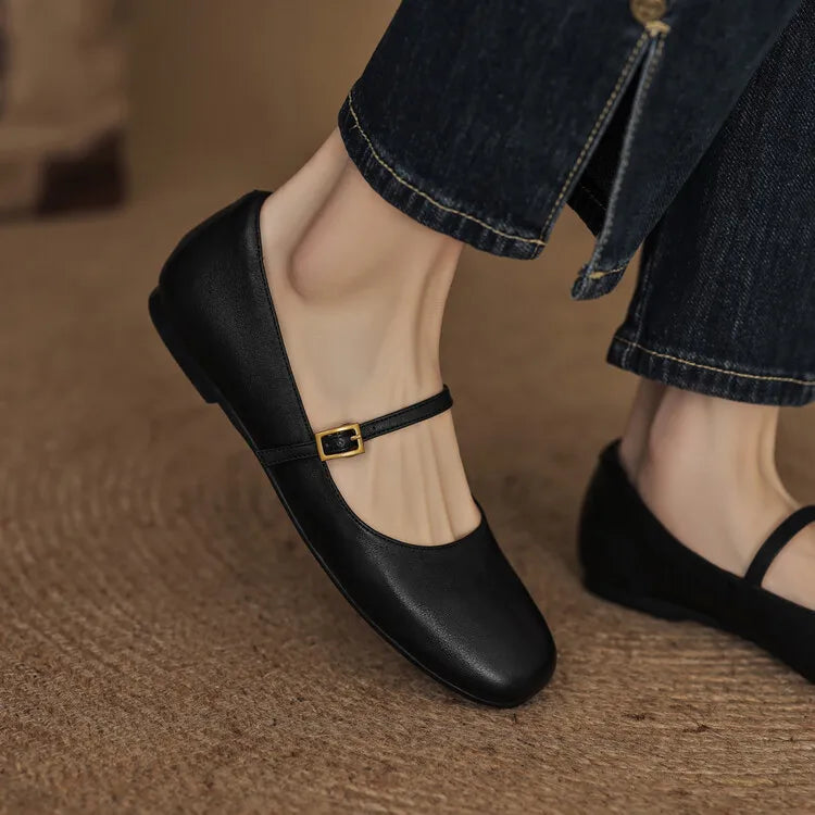 ATHEA GENUINE LEATHER FLATS