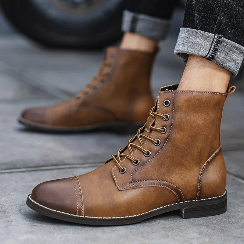 Bottes en cuir Prescott