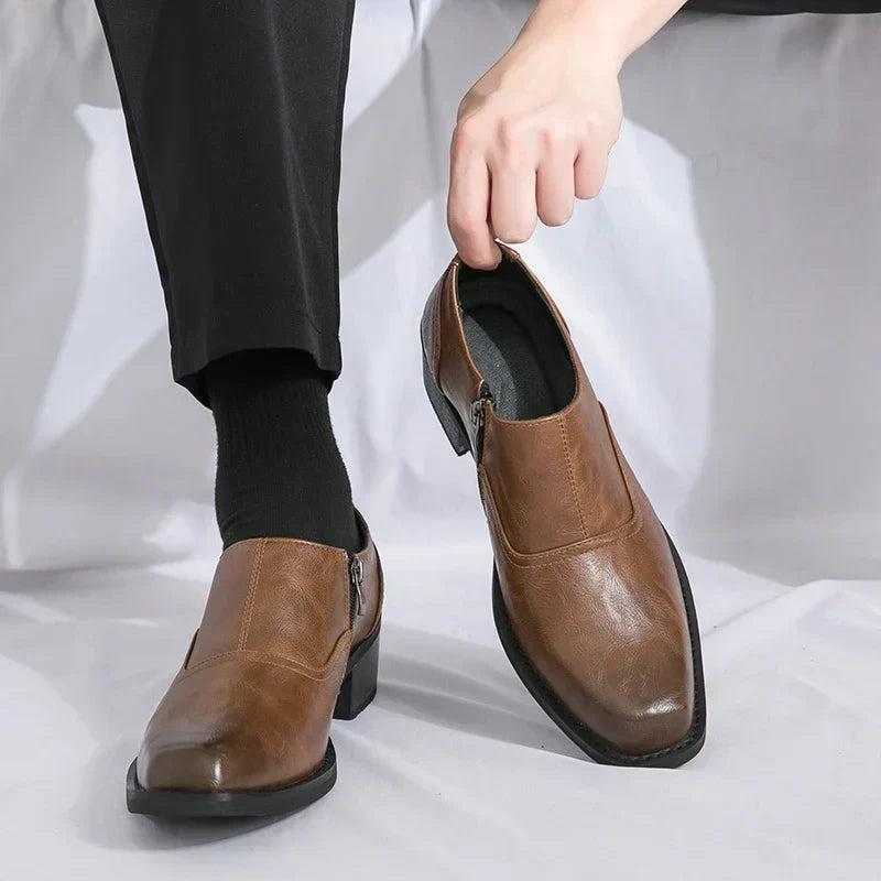 Mocasines Evante de cuero genuino