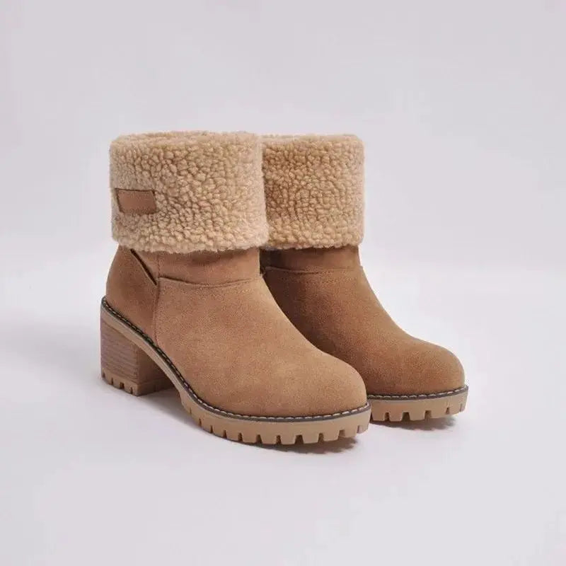 VENZO FLEECE ANKLE BOOTS