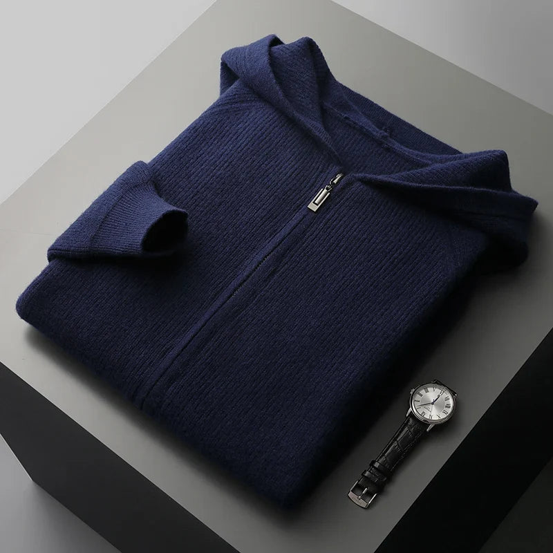 Felpa con cappuccio Belwood in cashmere