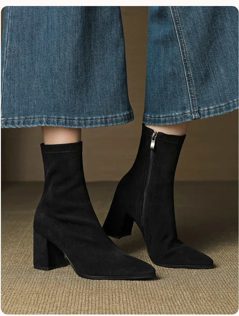 ALORA GENUINE SUEDE BOOTS