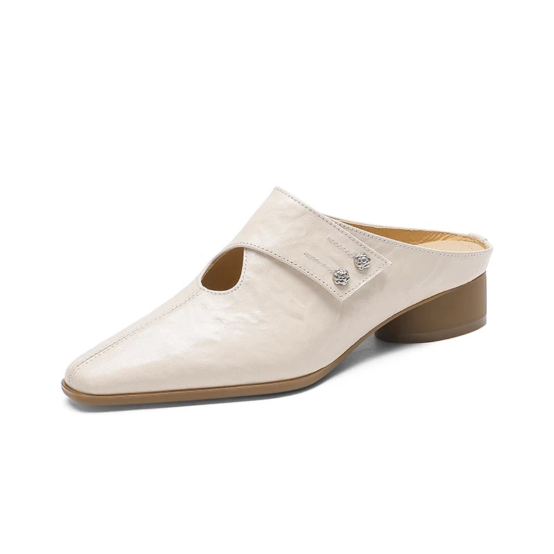 AGNIT GENUINE LEATHER MULES