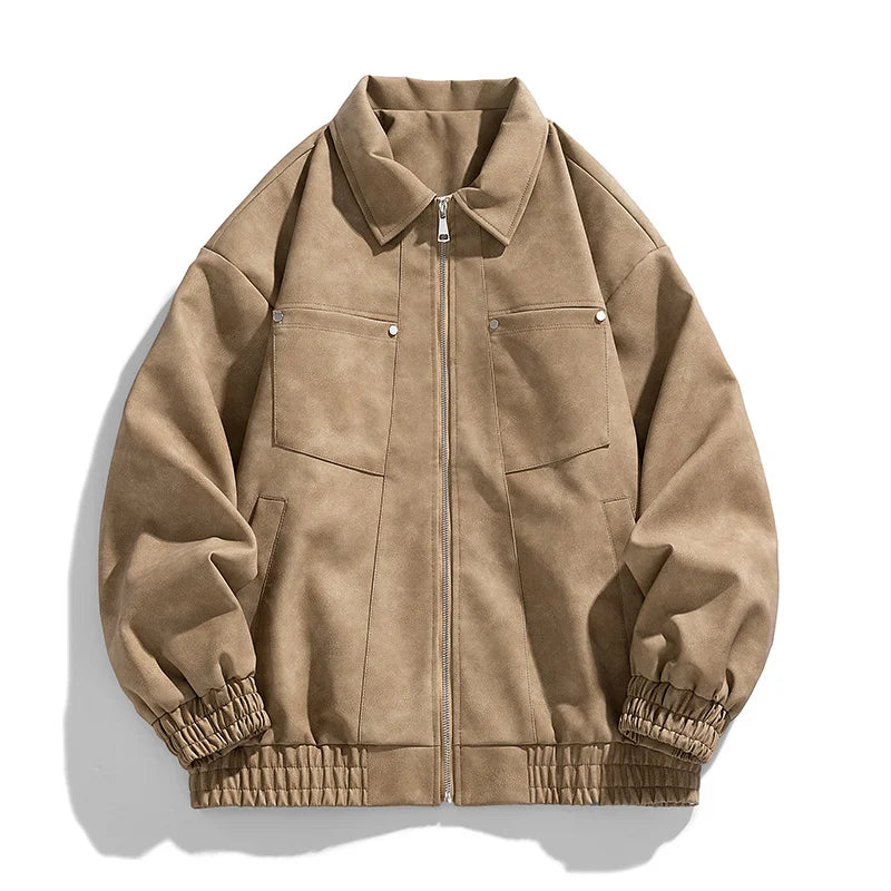 Giacca Bomber Classica in Pelle