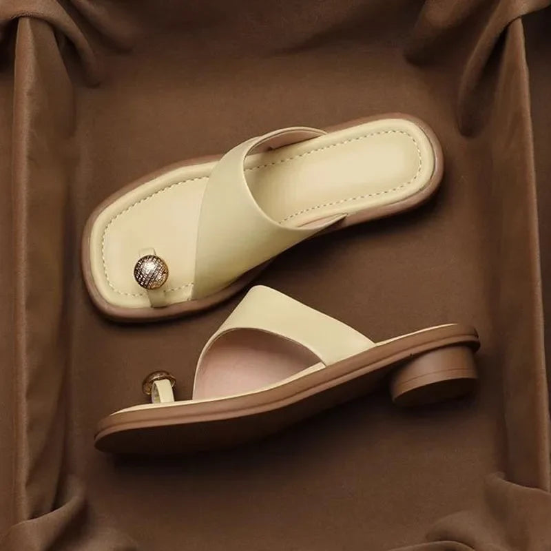 Daisy-sandaler i läder