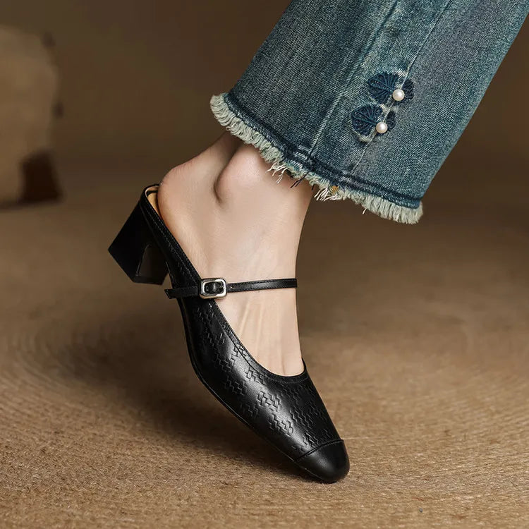 Mules Berla in vera pelle