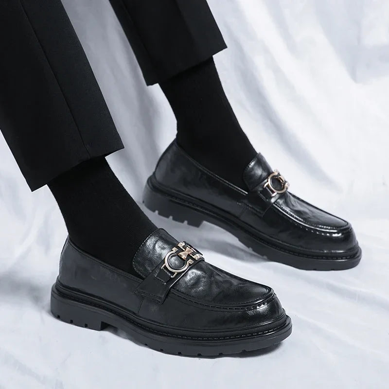 Mocassins Wilbur em pele