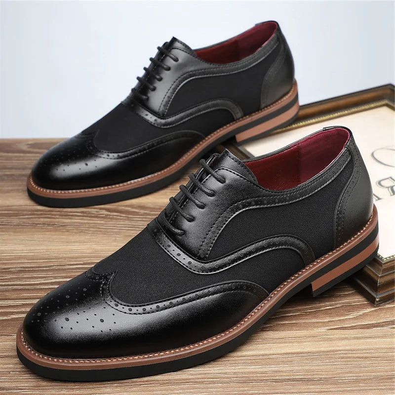 Oxford Larvik in vera pelle