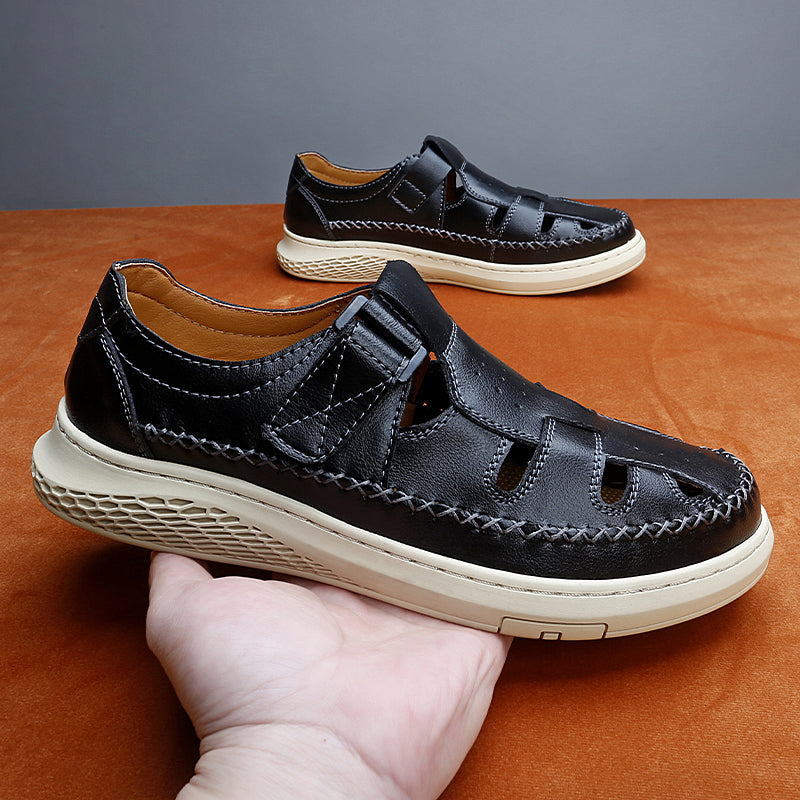 Cairo Fiskar-sandaler i Äkta Läder