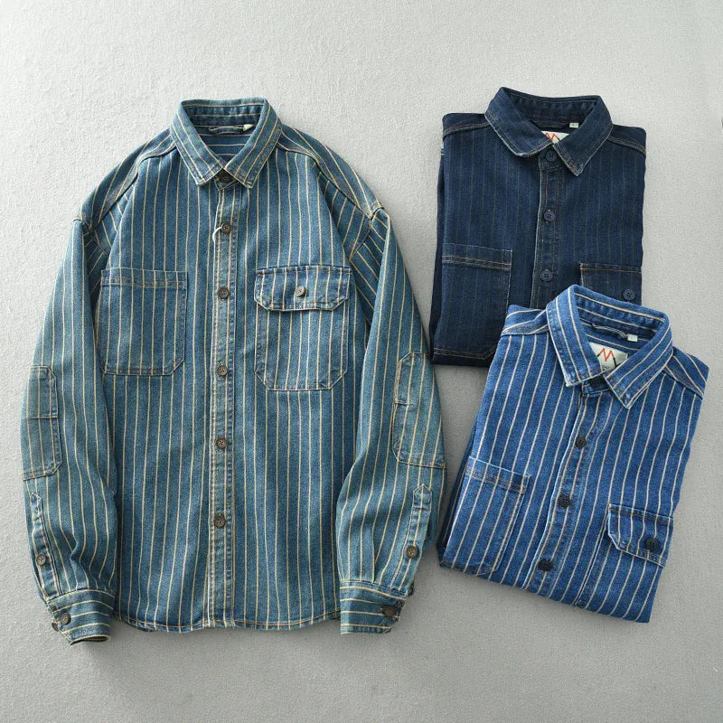 Monarch-skjorta i denim